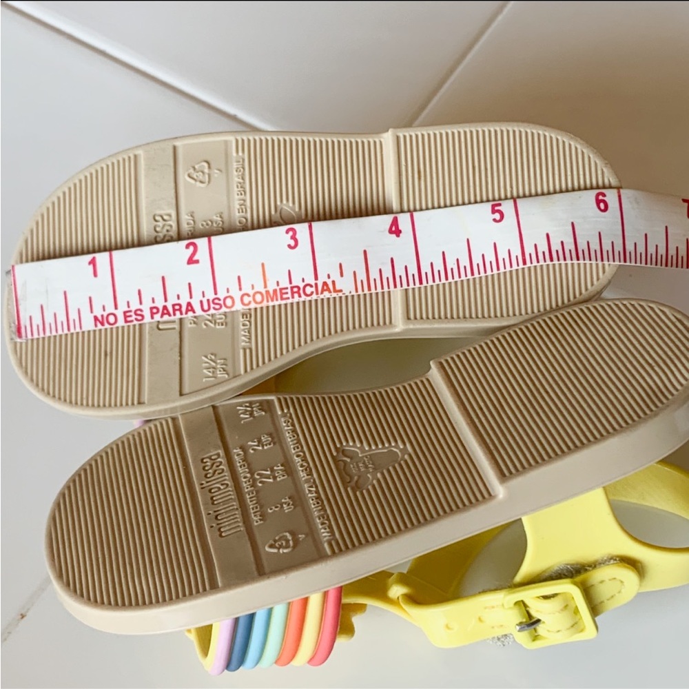 Mini Melissa Rainbow and Sun Sandals 🌈☀️ - Picture 5 of 7